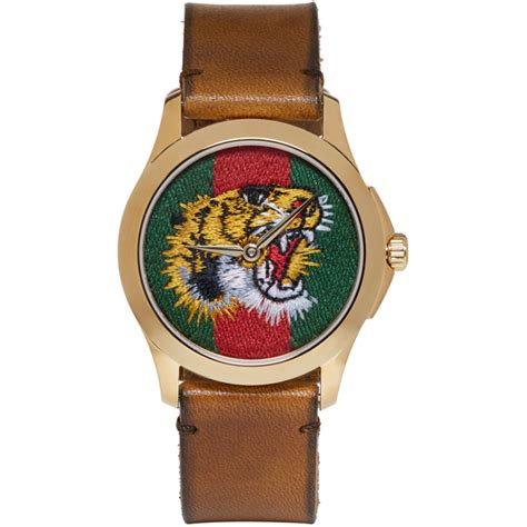 gucci tiger watch women's|gucci tiger button up.